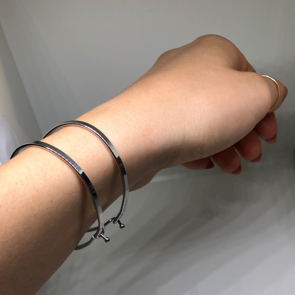 Flying Lizard Silver Cuffs (Set of 2) - Picture 4 of 4